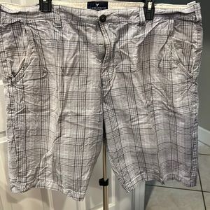 American Eagle, slim fit, flat front shorts. Size 42